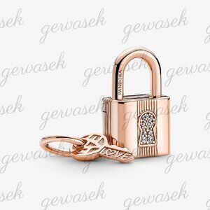 Pandora Padlock & Key Dangle Charm